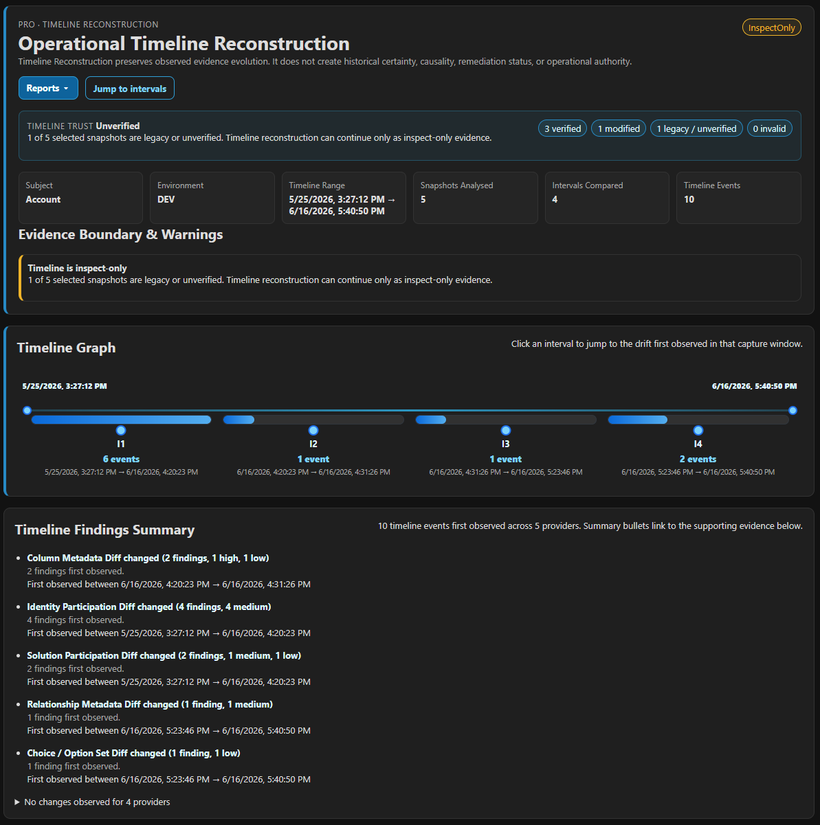 DVQR Timeline Reconstruction screenshot